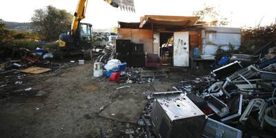 Deux campements de fortune démolis ce mercredi matin à Saint-Laurent-du-Var