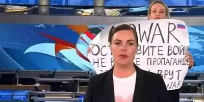 La France dénonce la décision: qui est Marina Marina Ovsiannikova, la journaliste russe condamnée à huit ans de prison par contumace?