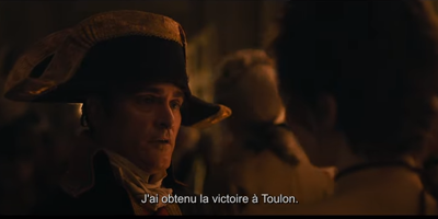 La bande-annonce du film Napoléon avec Joaquin Phoenix dévoilée... et elle évoque Toulon
