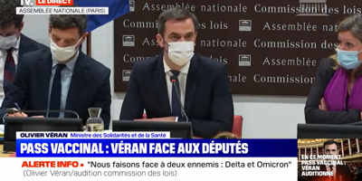 Olivier Véran annonce un nouveau record de contaminations de 208.000 cas, un million de français actuellement positifs à la Covid-19
