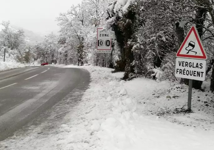 Les Alpes-Maritimes concernées par quatre vigilances dont neige-verglas ce jeudi
