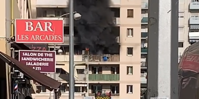 Un incendie se déclare dans un appartement à Nice ce samedi matin