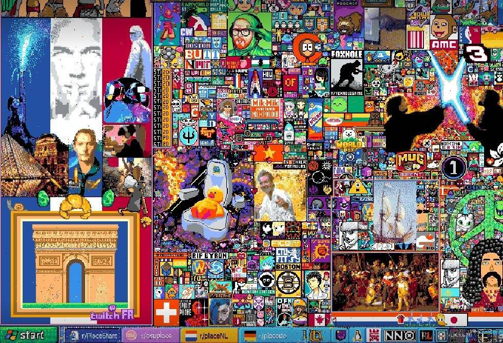 On vous explique ce qu'est la "Pixel War", cette guerre des pixels qui agite les internautes du monde entier sur Reddit