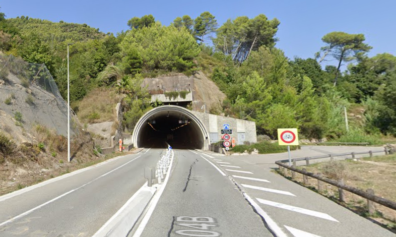 Le tunnel de la Condamine dans les Alpes-Maritimes fermé dans le sens Nice-Contes