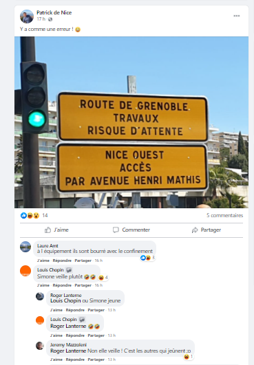 A l'ouest de Nice, des travaux compliquent sérieusement la circulation entre la voie Mathis et l'autoroute (et ça va durer)