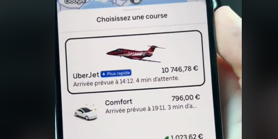 Non, Uber ne propose pas des courses en jet privé depuis l'aéroport de Cannes