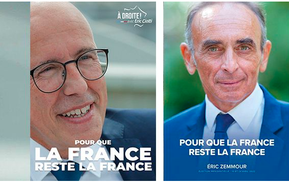 Pourquoi Eric Ciotti et Eric Zemmour utilisent-ils le même slogan?