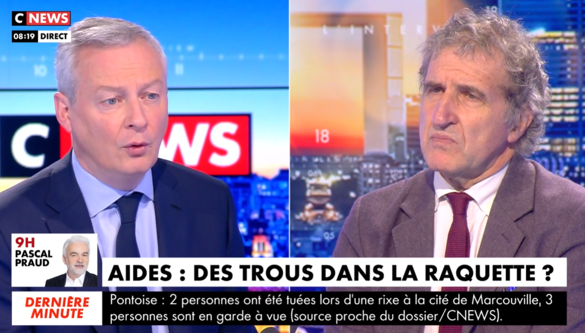 Fonds de solidarité, aides au charges fixes, stocks, reprises... Le ministre de l'Economie Bruno Le Maire confirme une batterie de mesures pour les commerçants