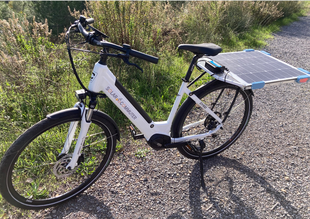 In Sophia Antipolis, the solar bike is looking for testers