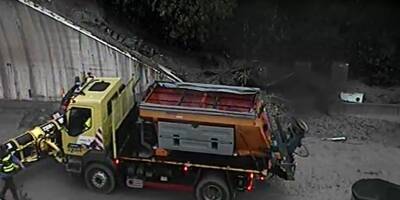 L'autoroute A8 coupée une partie de la journée dans les Alpes-Maritimes après un éboulement
