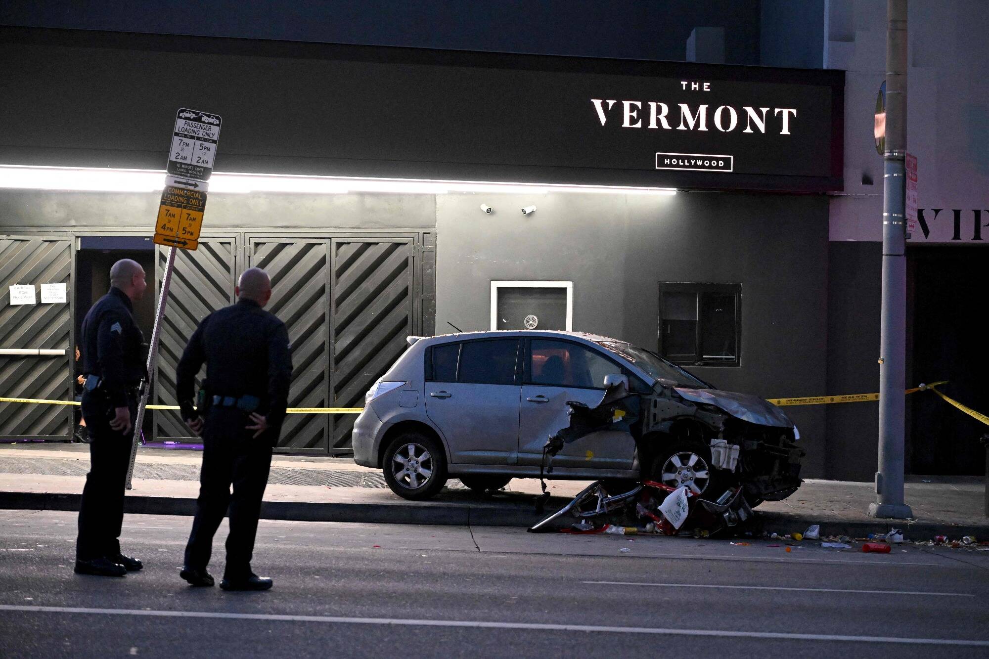 Le conducteur de la voiture qui a foncé sur la foule à Los Angeles placé en garde à vue