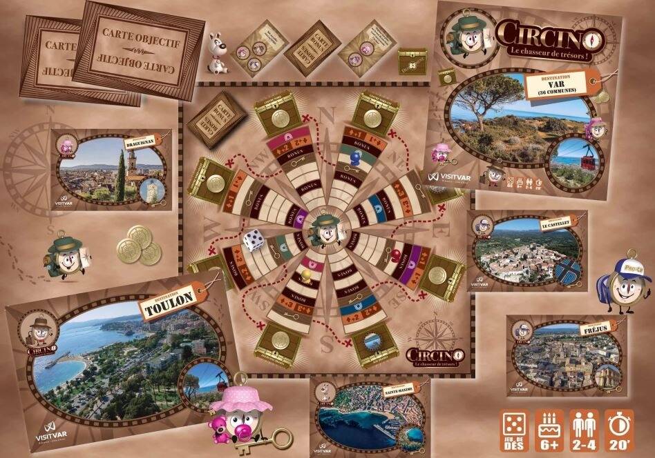 Découvrez ce nouveau jeu de société qui met en avant les trésors du département du Var