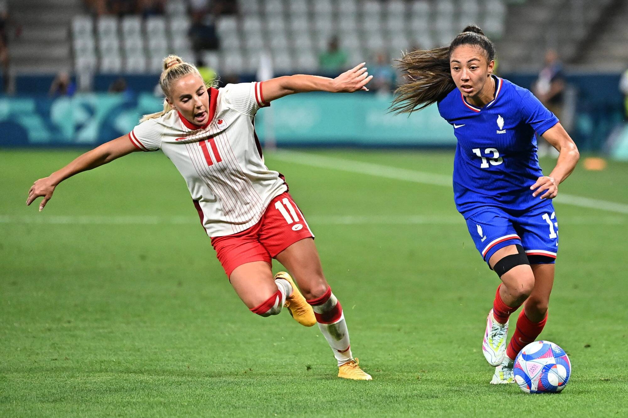 Fußball bei den Olympischen Spielen in Paris: Frankreich und Deutschland spielen um den Einzug ins Viertelfinale, und das Schicksal der Kanadier wird an diesem Dienstag bekannt gegeben