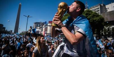 En Argentine, liesse immense dès l'arrivée des champions du monde