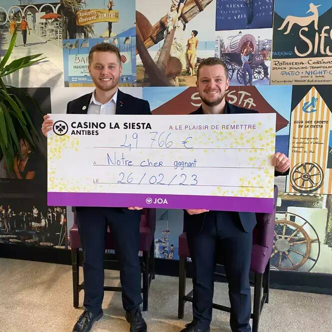 Il décroche trois jackpots plus un gros gain au Black Jack en une soirée dans ce casino de la Côte d'Azur