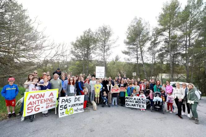 "Non à une antenne 5G de 40 mètres", des riverains s'opposent à l'implantation d'un immense pylône à Grasse