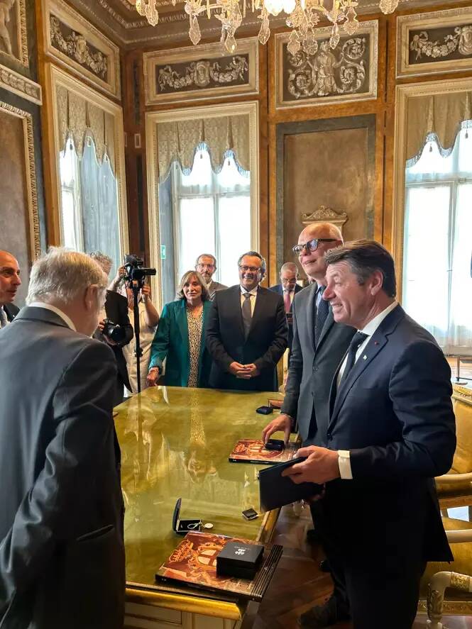 Christian Estrosi avec Edouard Philippe à Gênes: "Les grandes croisières? Je les laisse à Marseille"