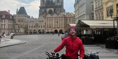 On a rencontré le Niçois qui participe au championnat d'Europe de livreurs à vélo