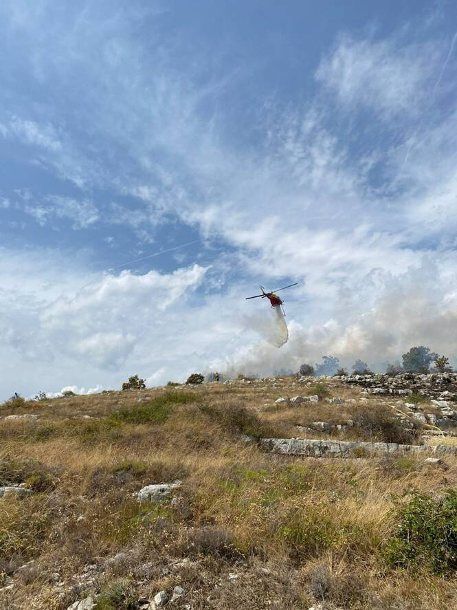 Trois hectares ont brûlé au col de Vence, le feu est fixé et n'avancera plus