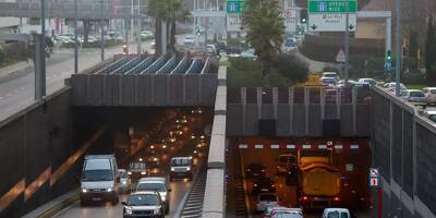 Trois voitures impliquées dans un accident à Toulon, circulation perturbée dans le tunnel