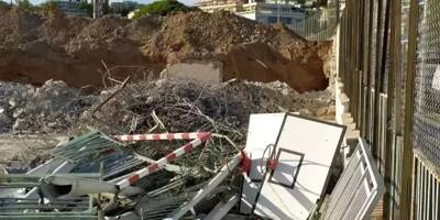 Le stade des Eucalyptus est désormais entièrement démoli à Nice