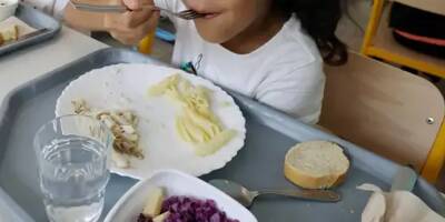 Les enfants mangent-ils avec de la vaisselle jetable à la cantine à Nice?
