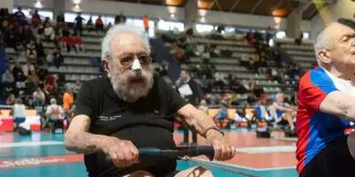 Georges Basse, Tropézien de 98 ans et infatigable champion d'aviron indoor