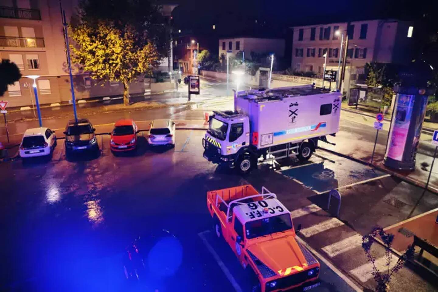 Malgré un gros passage pluvieux de 21h50 à 22h15, Mandelieu n’a pas encore été inondée.