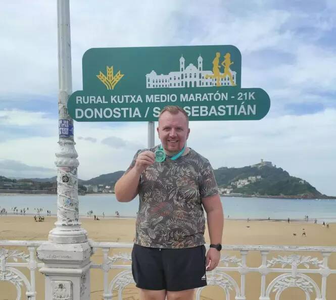 Il pesait 152 kilos il y a 4 mois, Alexis Montois se lance sur le 20km du marathon Nice-Cannes ce dimanche