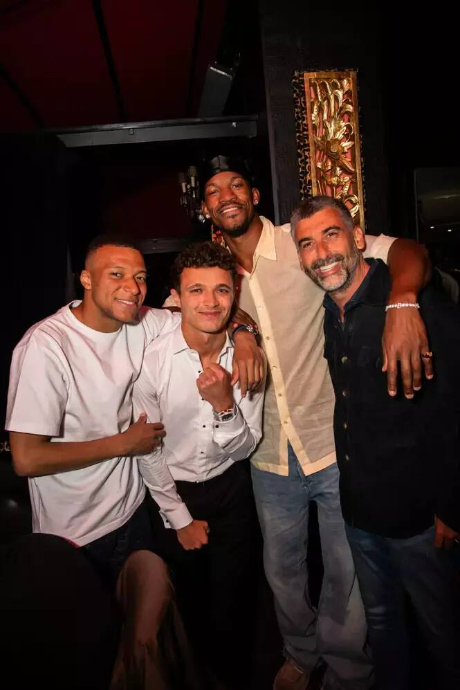 Lando Norris a fêté sa victoire au Grand Prix de Monaco au Sass Café avec Kylian Mbappé et Jimmy Butler
