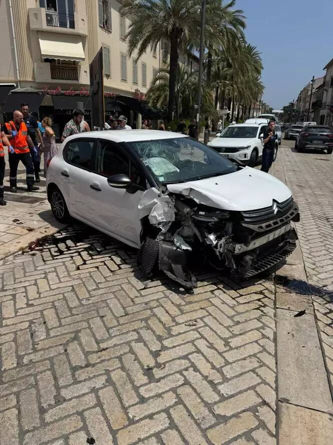 Deux accidents spectaculaires mais heureusement sans gravité ce jeudi à Cannes