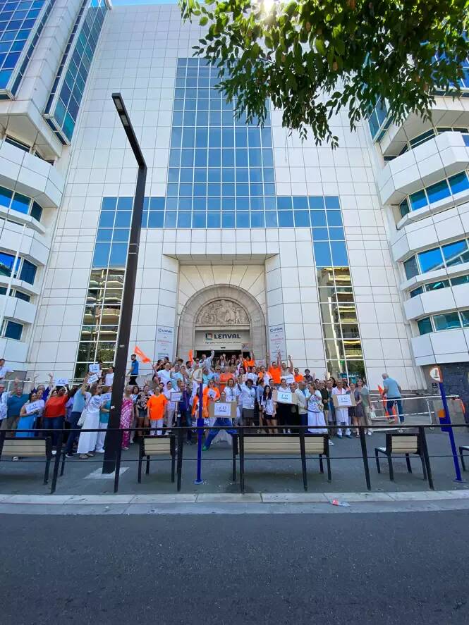 "Nous n'avons pas honte de ce modèle de santé solidaire": les syndicats CFDT et CGT de Lenval défendent "leur outil de travail"