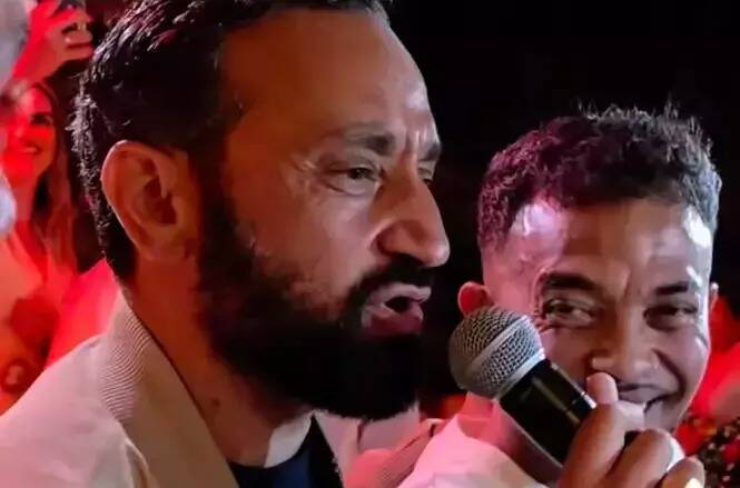 Cyril Hanouna, Joan Collins, le groupe Tragédie, Massimo Gargia... invités à la grande soirée d'anniversaire d'un homme d'affaires sur une plage de Ramatuelle