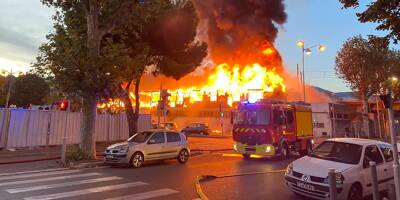 "Aucun impact sur la qualité de l’air et de l’environnement ambiant", affirme la Ville après l'impressionnant incendie qui s'est déclaré à Nice-Est ce dimanche