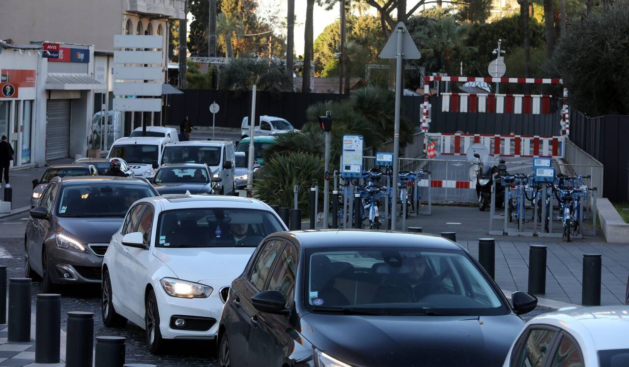 L'entrée Max Gallo du tunnel Liautaud à Nice fermée temporairement en raison de travaux d'urgence
