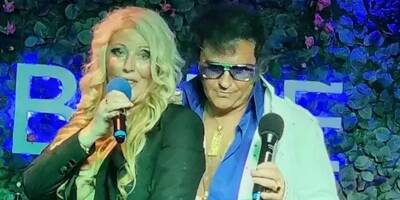 Loana en mini-concert avec Eryl Prayer, le sosie vocal d'Elvis Presley, au Lavandou