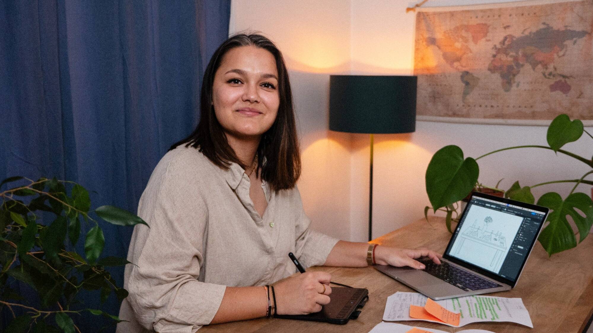 "Je suis reconnaissante d'avoir pu le rencontrer !": la jeune Varoise Laureen Faraut illustre des lyrics de Grand Corps Malade