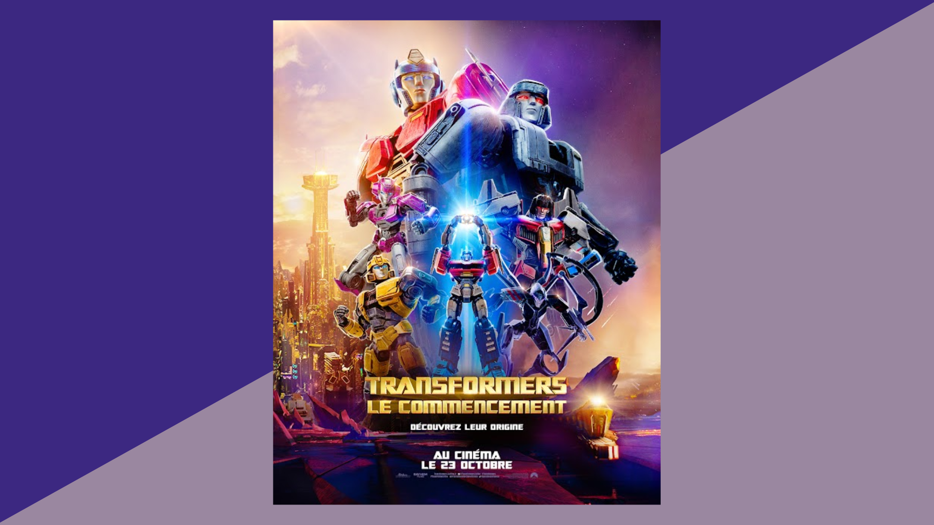 Nos lecteurs ont joué les doubleurs pour le nouveau film d'animation "Transformers"