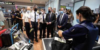 Contrôles sanitaires et lutte contre les trafics: le ministre délégué aux Comptes publics en visite à l'aéroport de Nice