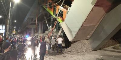 VIDEOS. Un pont s'effondre à Mexico au moment où une rame de métro passait dessus