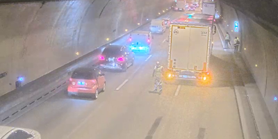 Un bouchon sur l'autoroute A8 à Nice après un accident