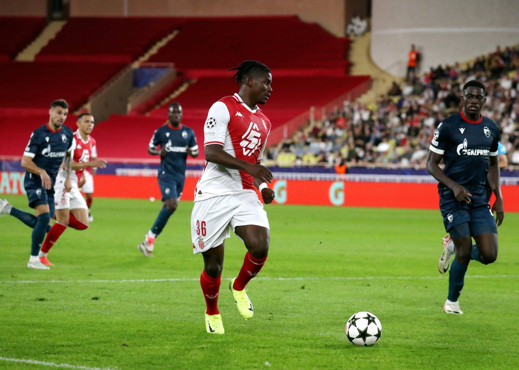 Embolo fin de disette... Découvrez les notes des joueurs après le match de Monaco face à Belgrade