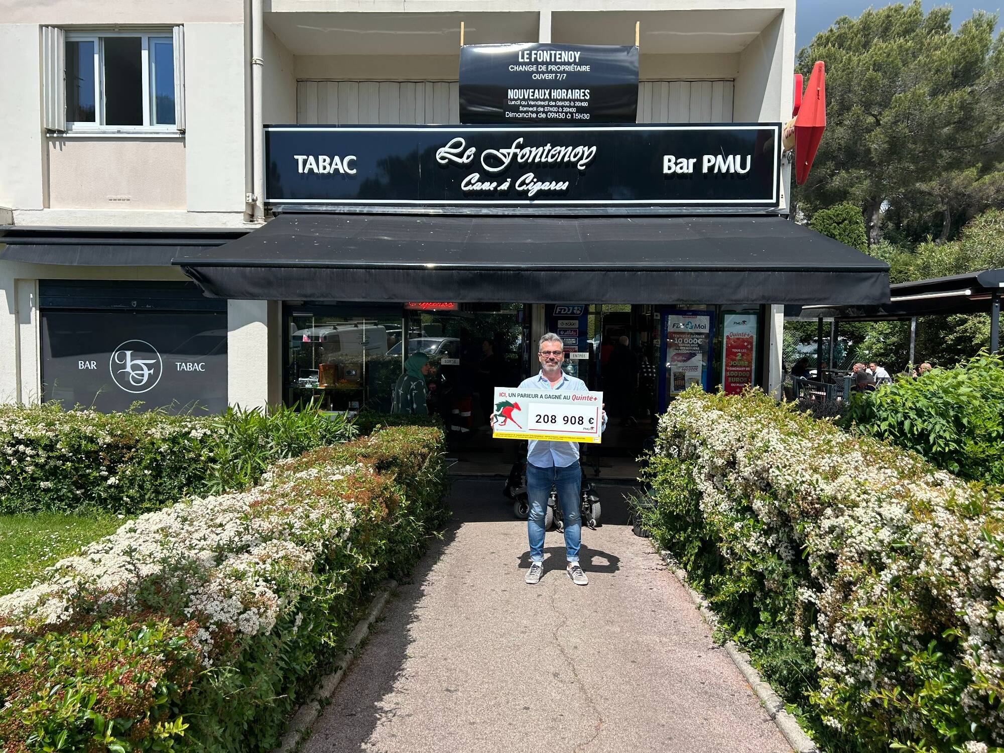 Au Cannet, un parieur décroche plus de 208.000 euros avec une mise de seulement 2 euros