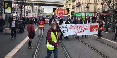 VIDEOS. Du monde de tous les secteurs dans la manifestation contre la casse-sociale ce jeudi à Nice
