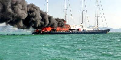 Le Phocéa, ancien yacht de Bernard Tapie, victime d'un incendie en Malaisie