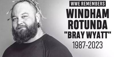Légende du catch, Bray Wyatt est décédé à l'âge de 36 ans