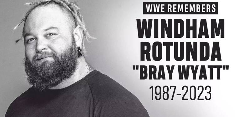 Légende du catch, Bray Wyatt est décédé à l'âge de 36 ans