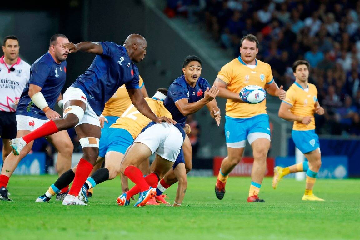 Coupe du monde: la France bat l'Uruguay (27-12) dans la douleur et prend la tête de son groupe