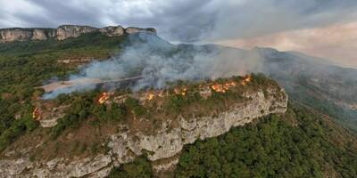 Incendie dans le massif de la Chartreuse en Isère: 90 hectares brûlés, feu 