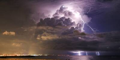 Vos impressionnantes photos de l'orage qui a éclaté dans le ciel de Nice